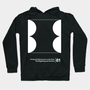 The Beginning and the End / Minimal Style Graphic Artwork Hoodie